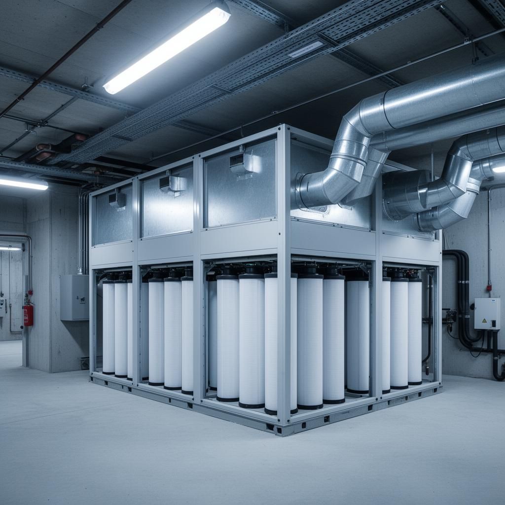 Centrale de traitement d'air (CTA) : fonctionnement, composants et différences avec VMC et VMI