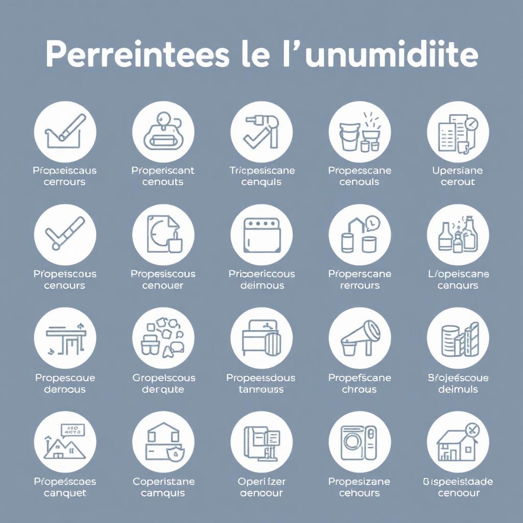 Checklist de prévention humidité avec les points de vérification essentiels pour un logement