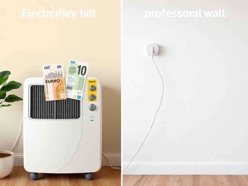 Comparaison des coûts : déshumidificateur en fonctionnement continu avec facture d'électricité vs traitement professionnel définitif