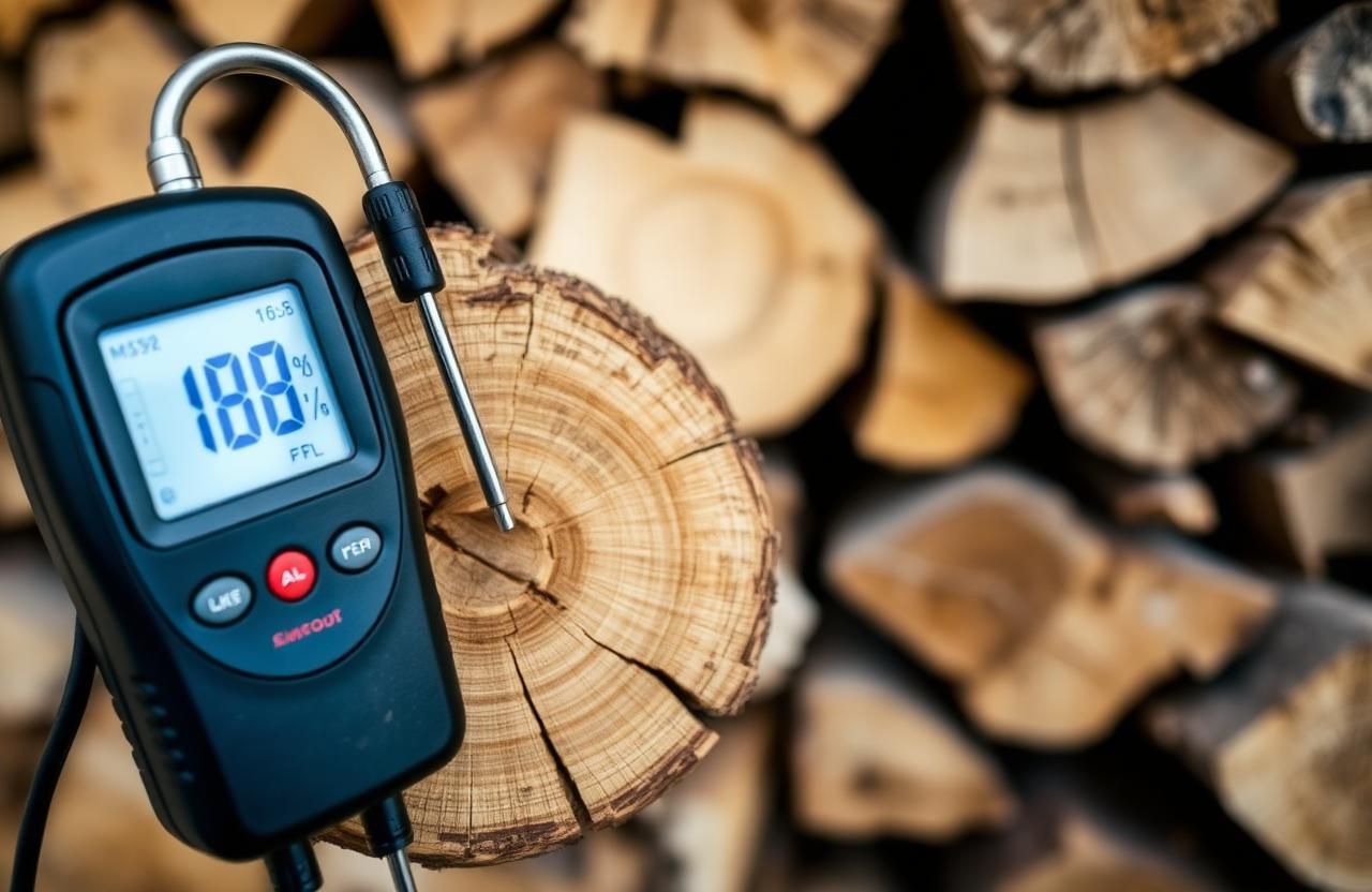 Taux d'humidité du bois de chauffage : la mesure qui change tout
