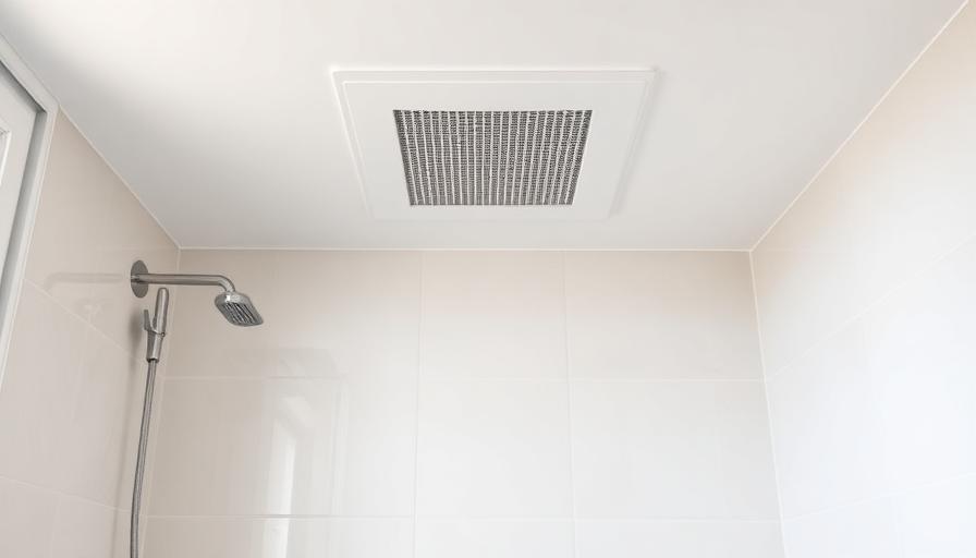 Grille de ventilation VMC installée dans un logement
